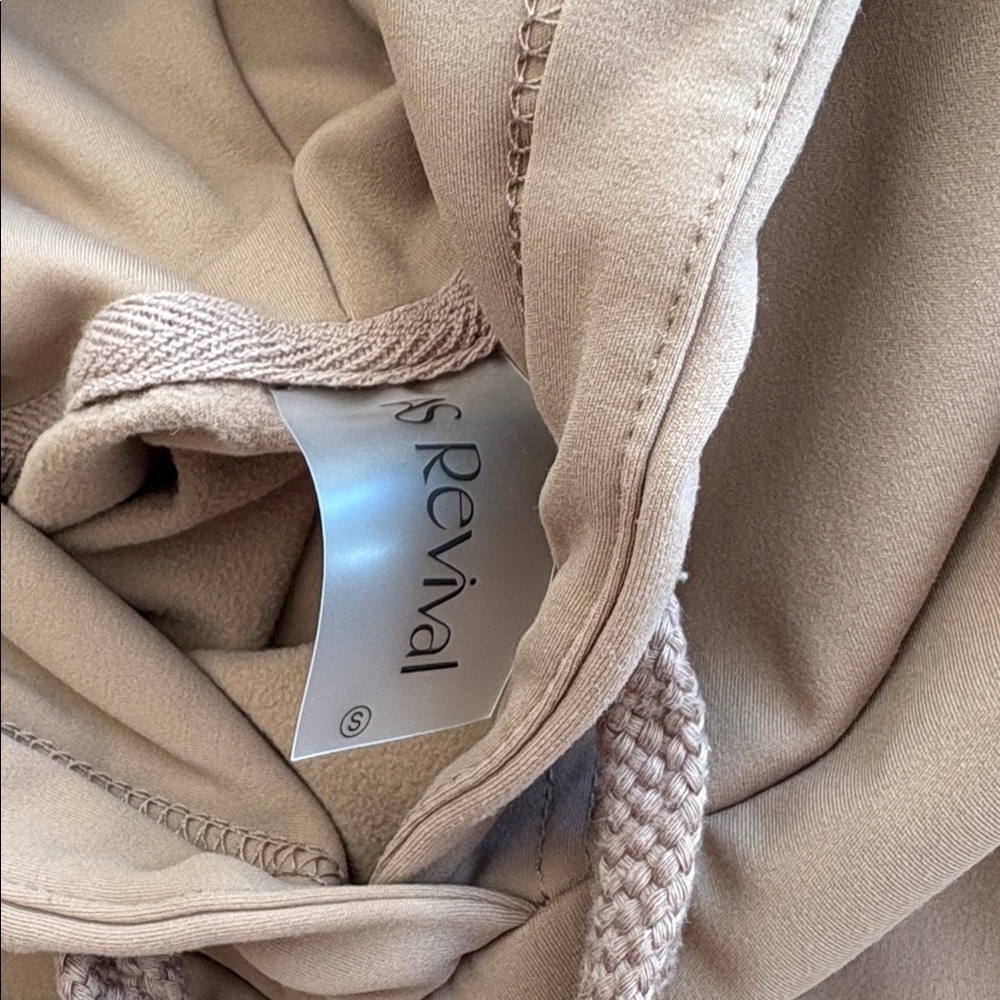 AS Revival Women's Cropped Hoodie size S - Picture 2 of 7